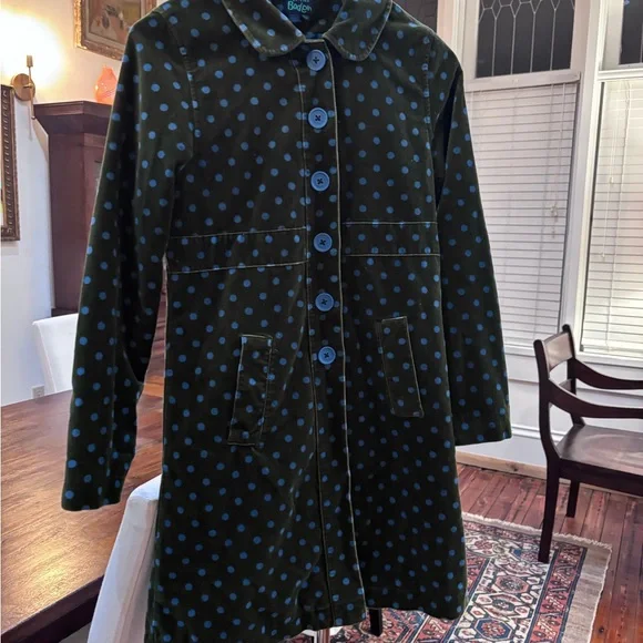 Boden kids Olive Green Polka Dot Jacket - Picture 8 of 8
